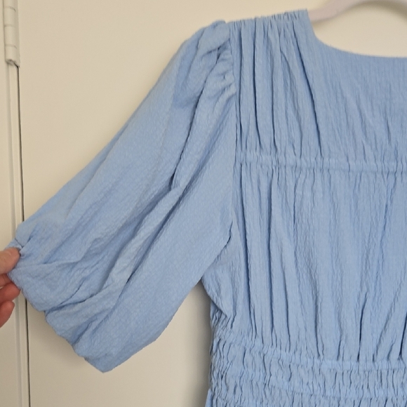 Calvin Klein Light Blue Midi Dress - Picture 9 of 10